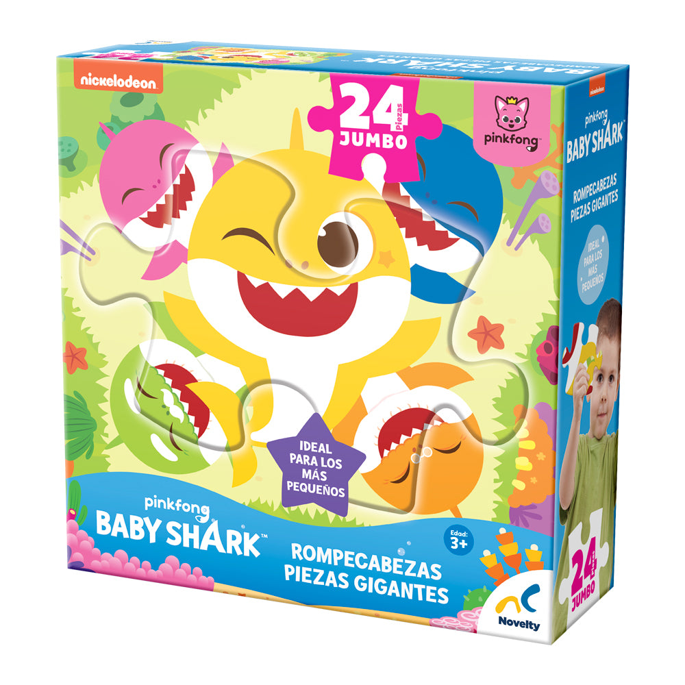 Rompecabezas infantil Baby Shark Gigante 24 Piezas.