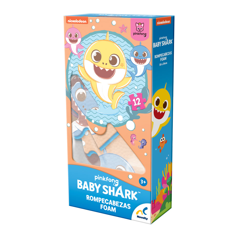 Rompecabezas Baby Shark Foam 12 Piezas