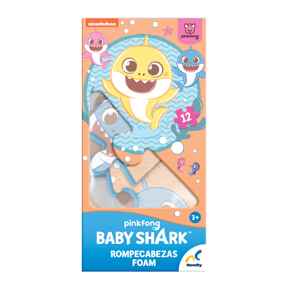 Rompecabezas Baby Shark Foam 12 Piezas