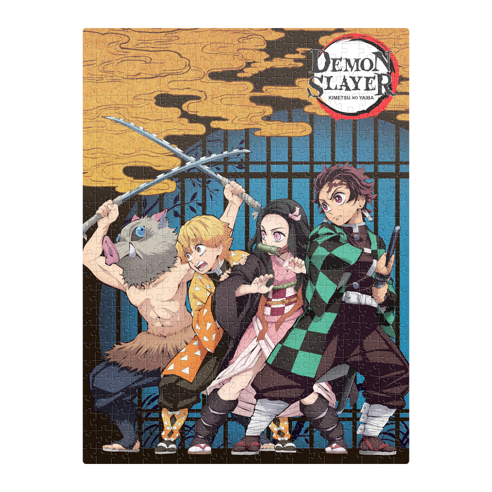 Rompecabezas Demon Slayer panorámico de 500 piezas. Diseño coleccionable con ilustración épica del anime. Ideal para fans y coleccionistas
