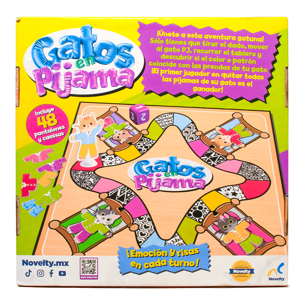 Juego de Mesa Gatos en Pijama