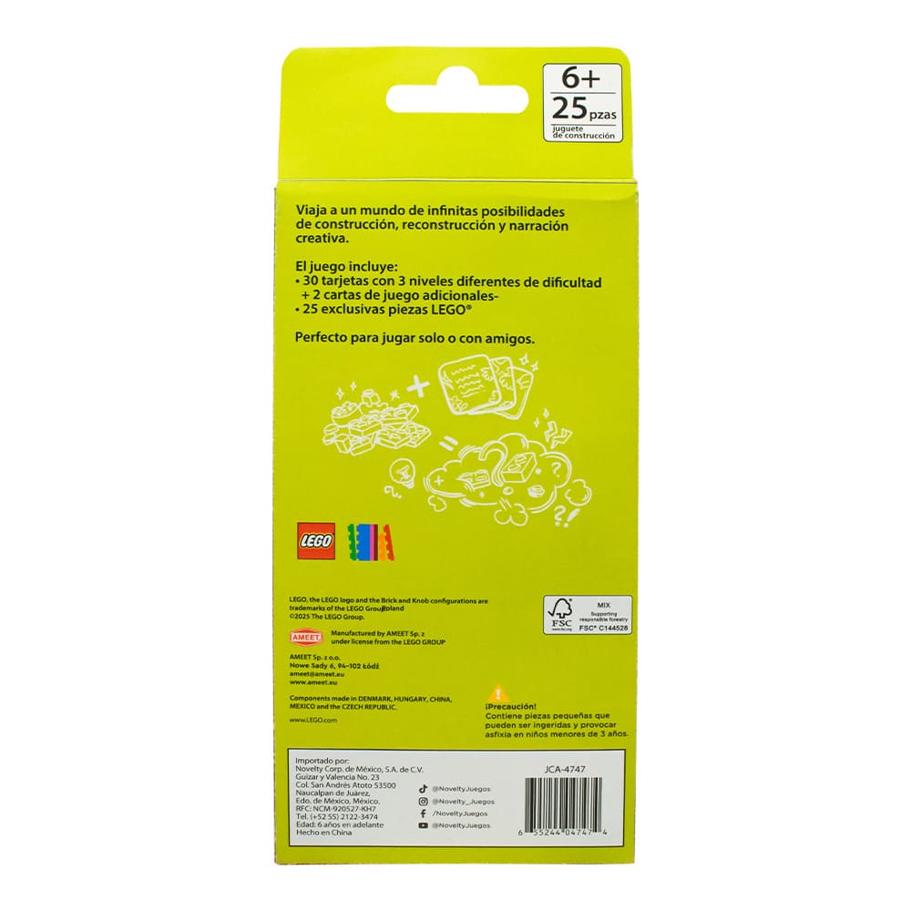 Juego Infantil Lego Recréate Animales