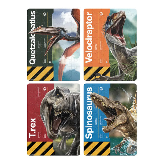 Rompecabezas 4 en 1 Jurassic World 60 Piezas Novelty