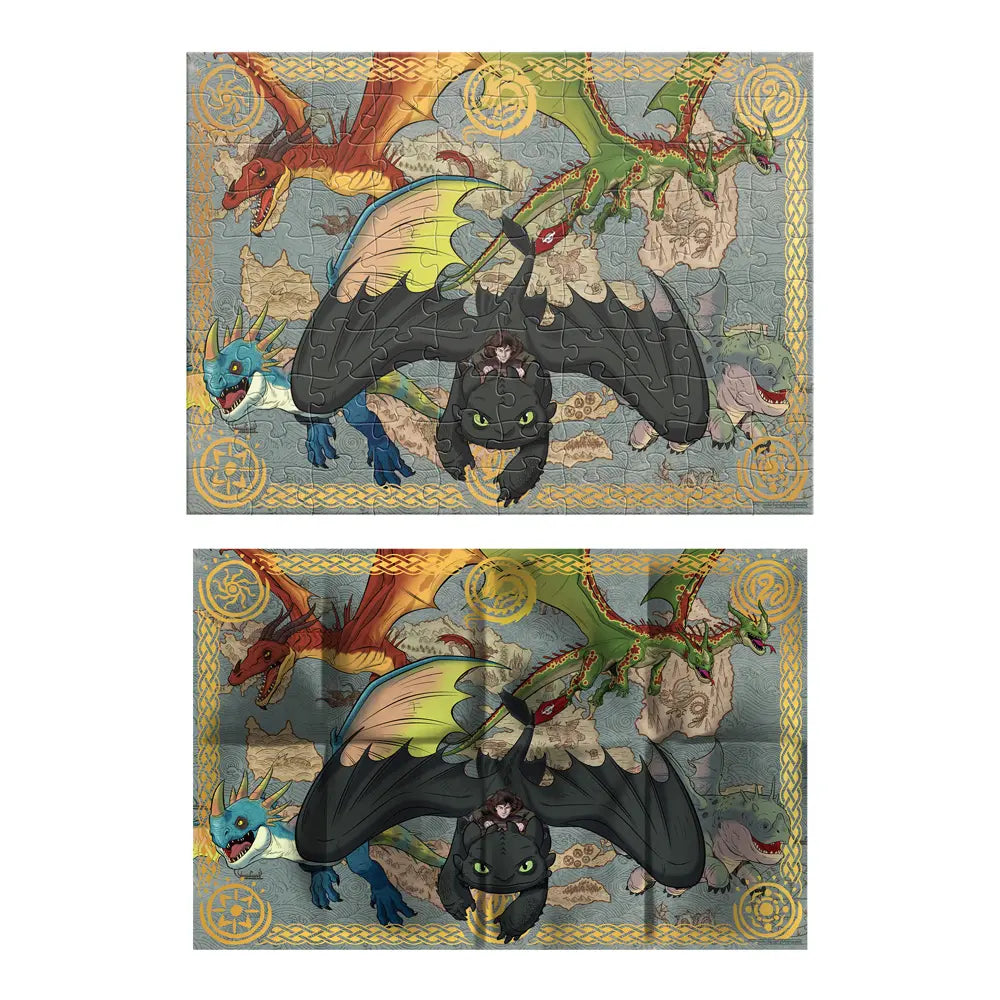 Rompecabezas Como entrenar a tu dragón-Novelty 100 piezas