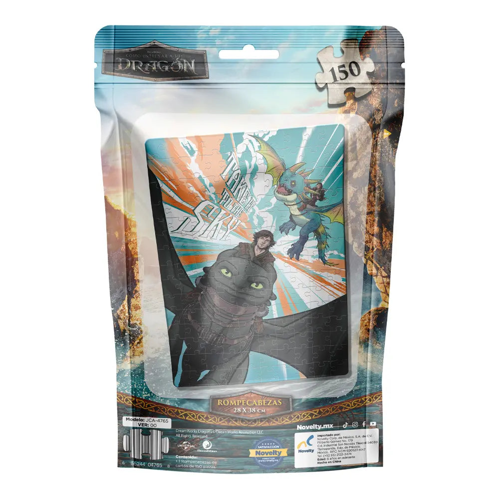 Rompecabezas Cómo Entrenar a tu Dragón – Bolsa Foil de 150 Piezas