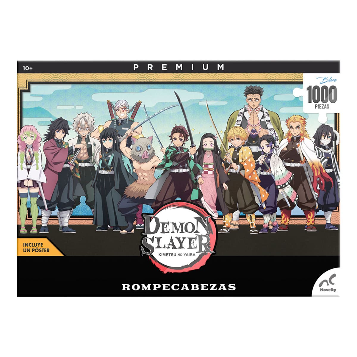 Rompecabezas Demon Slayer Coleccionable Premium 1000 Piezas