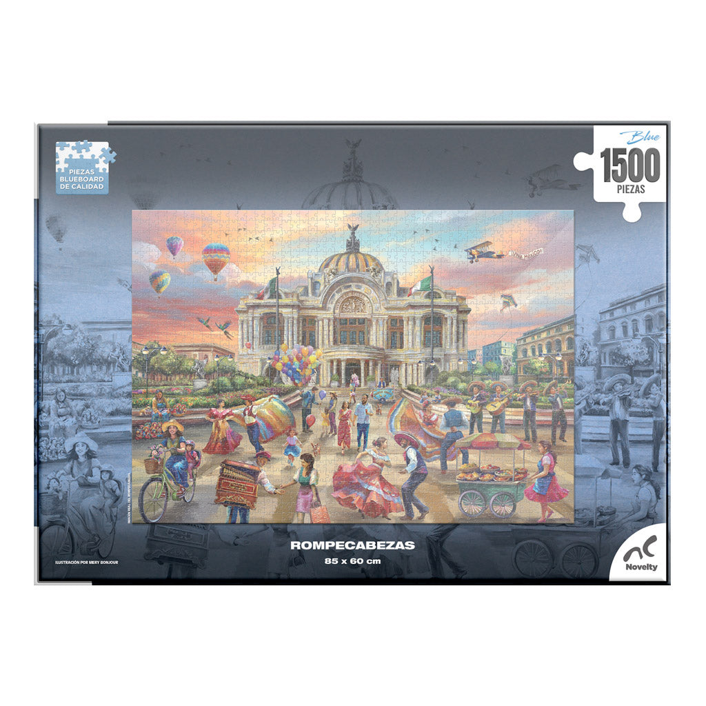 Rompecabezas Premium Bellas Artes 1500 Piezas Con Portavasos Exclusivos