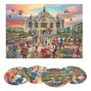 Rompecabezas Premium Bellas Artes 1500 Piezas Con Portavasos Exclusivos