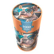 Rompecabezas de Perro 1000 Piezas | Cilindro Coleccionable | Novelty