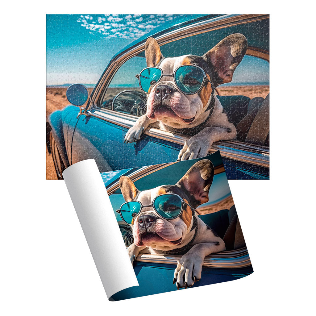 Rompecabezas de Perro 1000 Piezas | Cilindro Coleccionable | Novelty