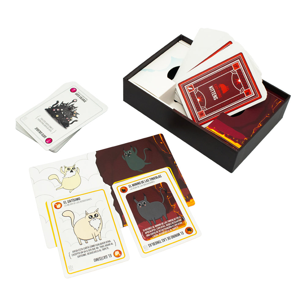 Juego de Cartas Exploding Kittens El Bien vs El Mal