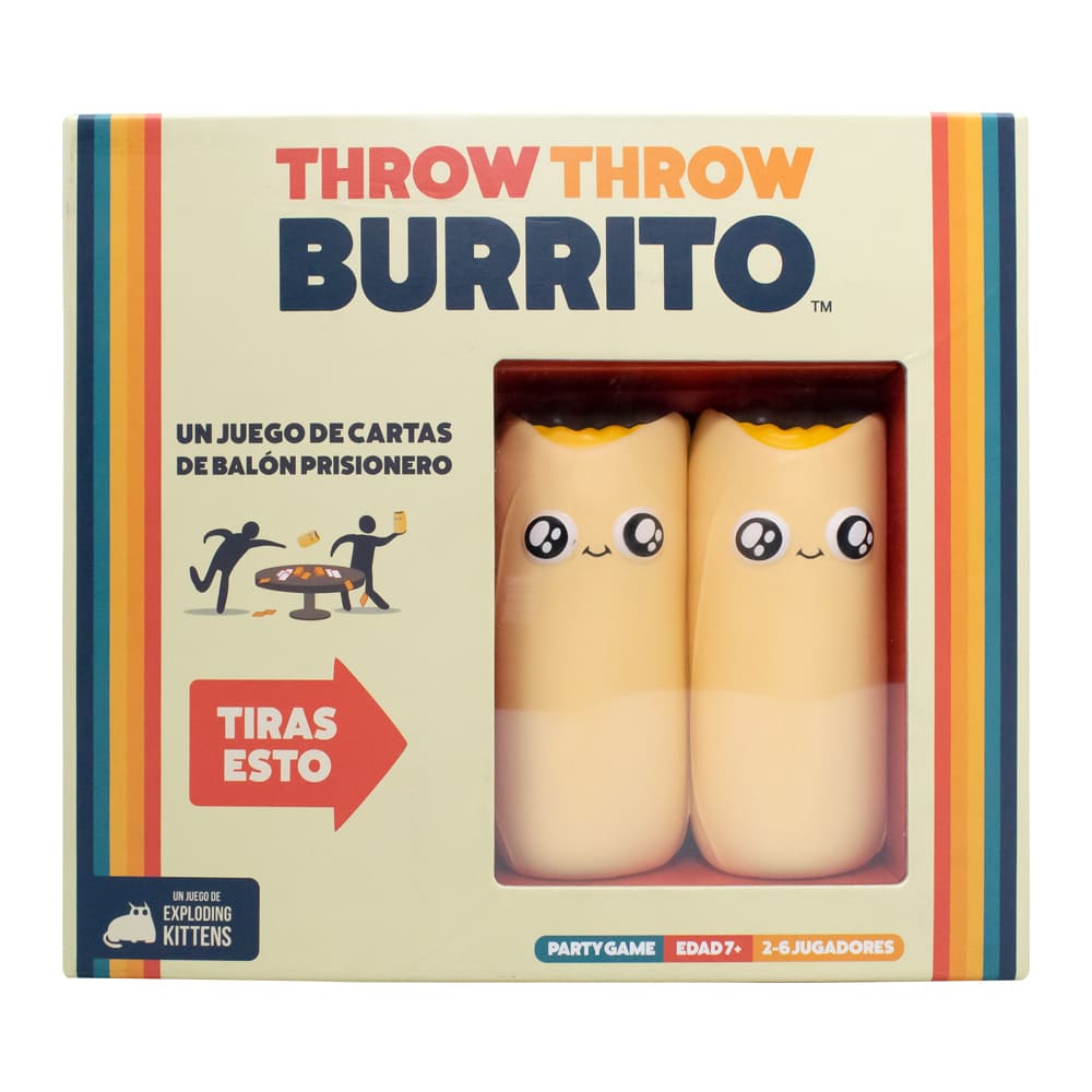 Juego de cartas Exploding Kittens Throw Throw Burrito
