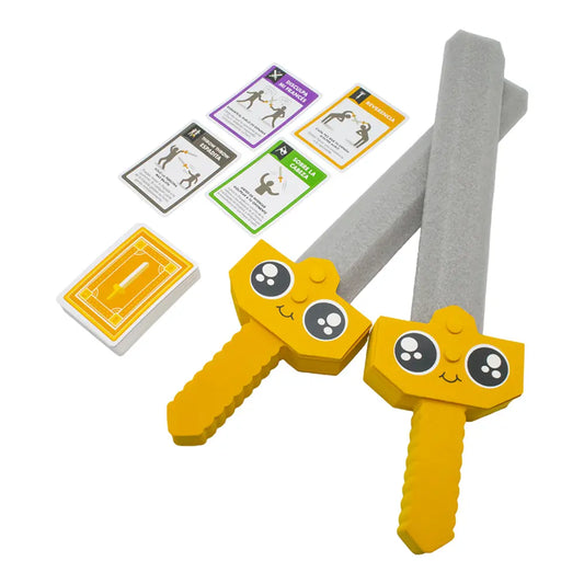 Juego de mesa vamos a pegarnos con espadas de mentira exploding kittens