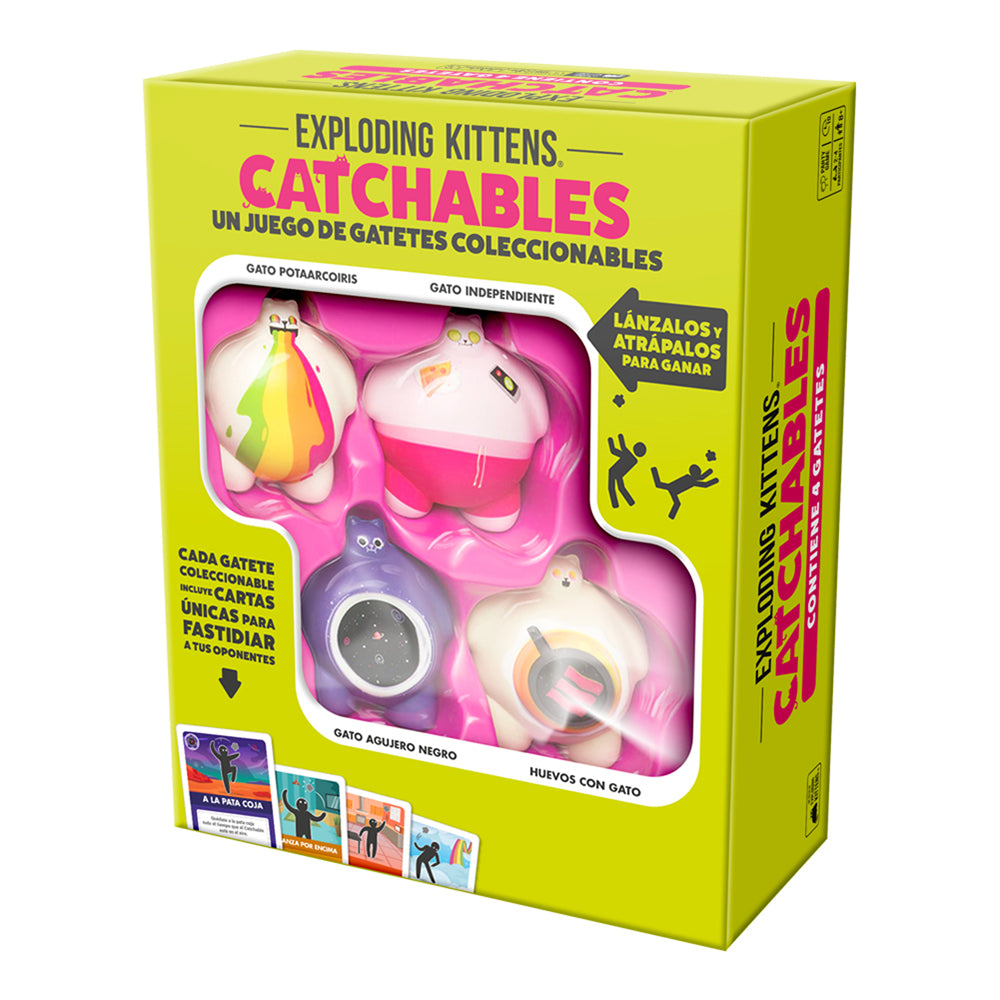 Juego de Mesa Exploding Kittens Catchables | Diversión Rápida y Caótica
