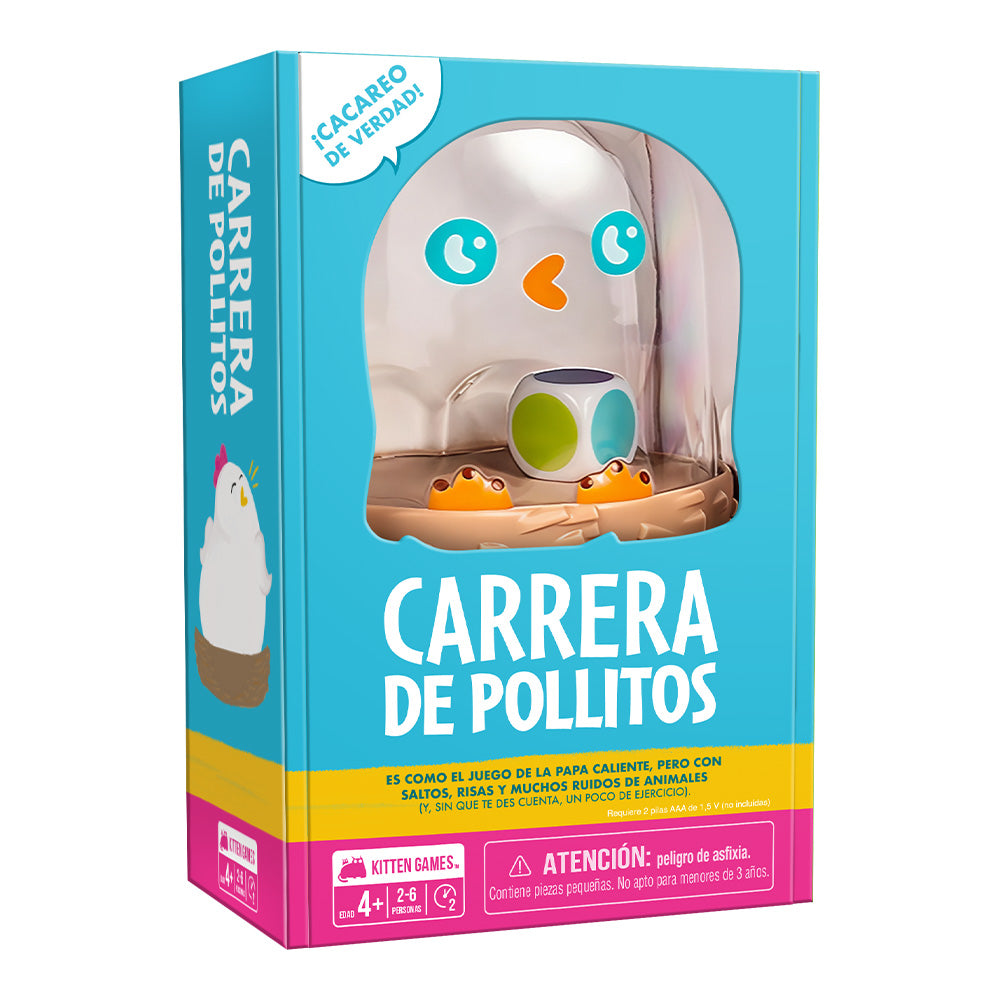 Juego de Mesa Carrera de Pollitos Exploding Kittens | Diversión Infantil