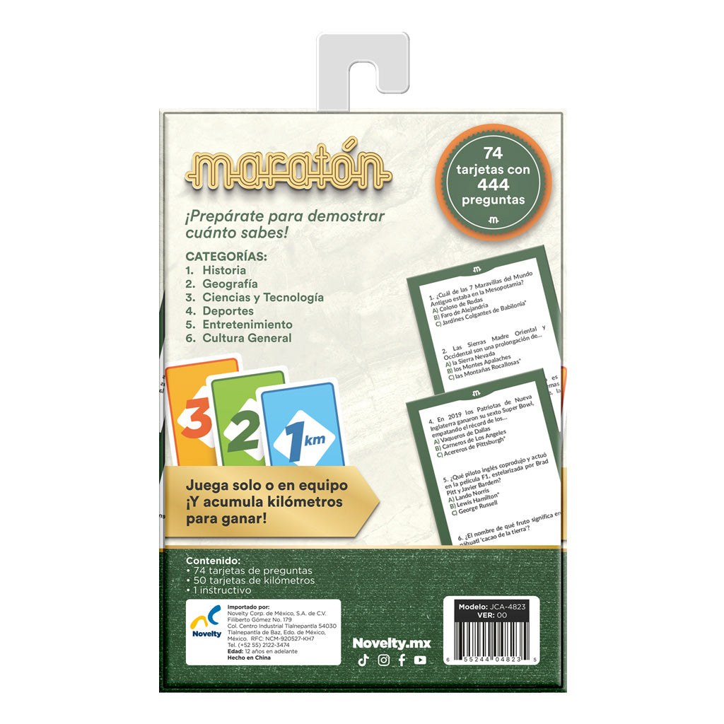 Juego de Viaje Maratón Clásico. Versión portátil | Novelty
