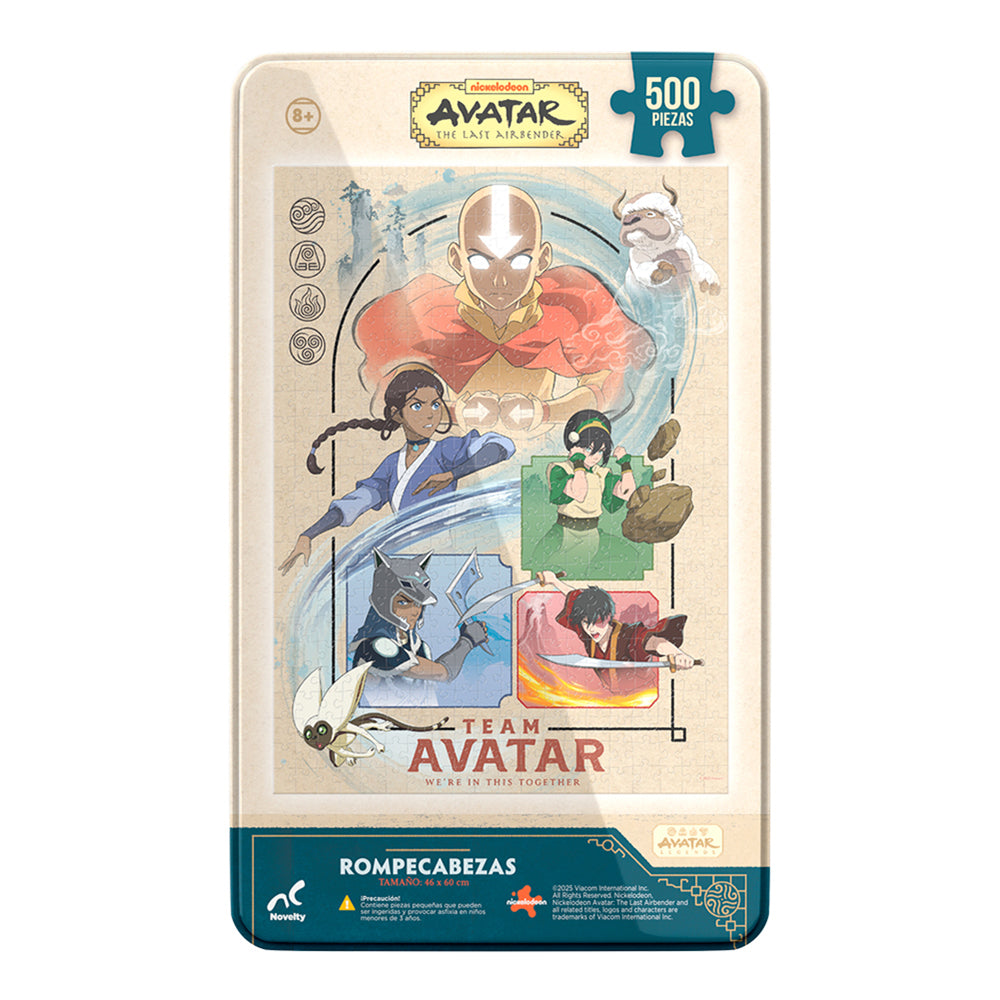 Rompecabezas Avatar Coleccionable Tin 500 Piezas