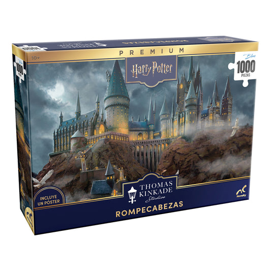 Rompecabezas Premium Harry Potter Hogwarts Thomas Kinkade 1000 Piezas