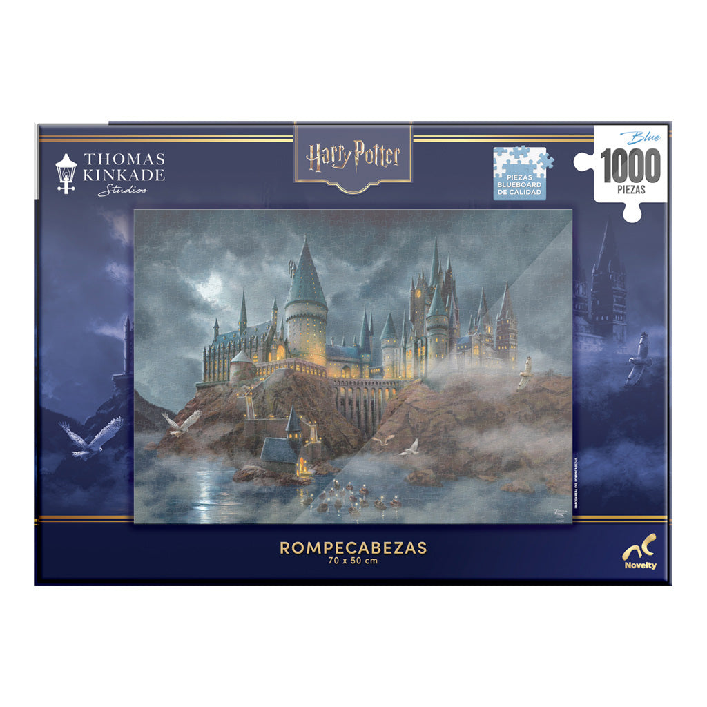 Rompecabezas Premium Harry Potter Hogwarts Thomas Kinkade 1000 Piezas