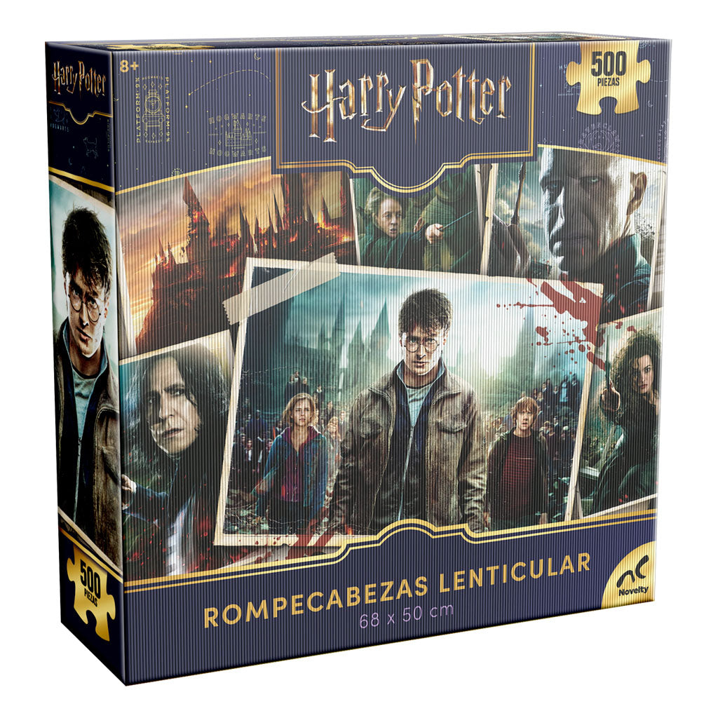 Rompecabezas Harry Potter Lenticular 500 Piezas | Efecto 3D y Licencia Oficial