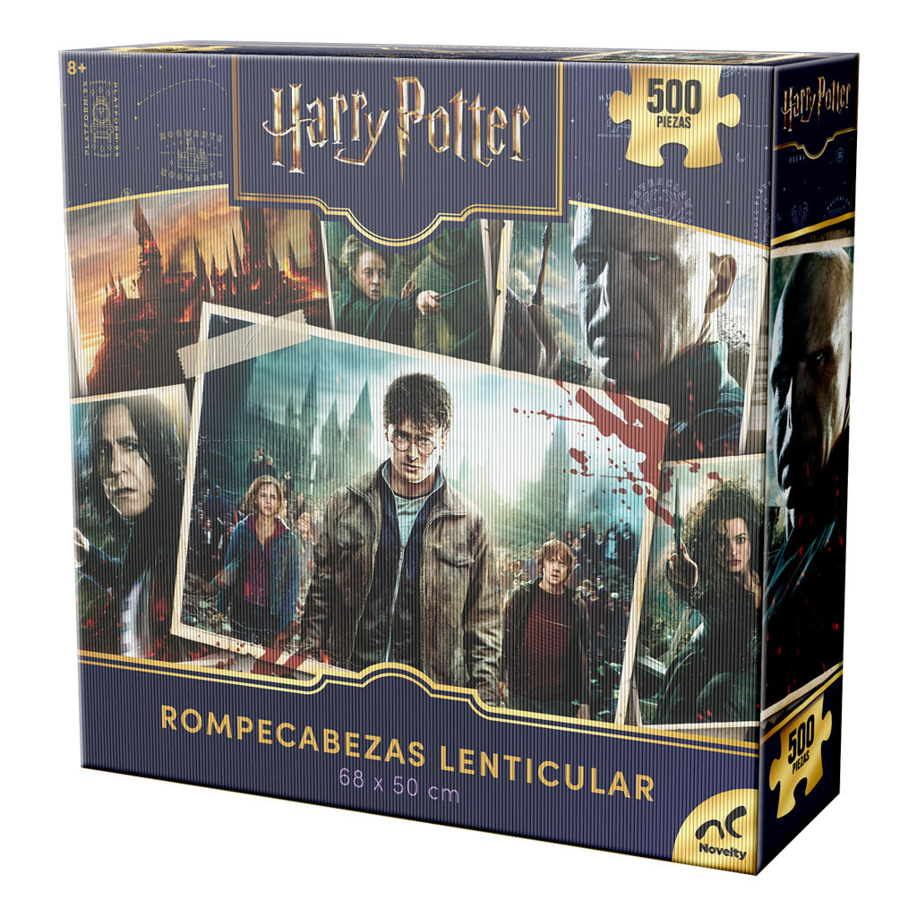 Rompecabezas Harry Potter Lenticular 500 Piezas | Efecto 3D y Licencia Oficial