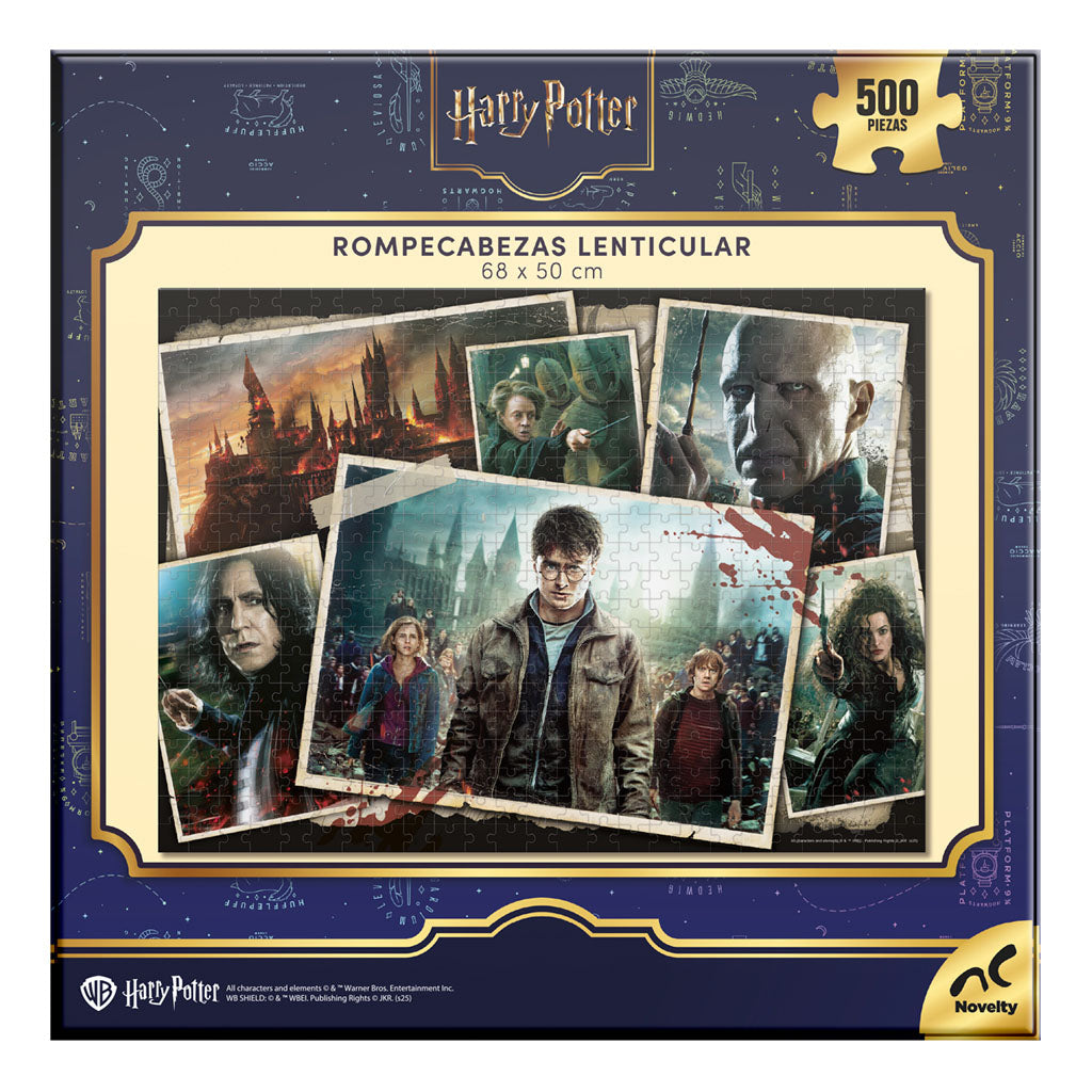 Rompecabezas Harry Potter Lenticular 500 Piezas | Efecto 3D y Licencia Oficial