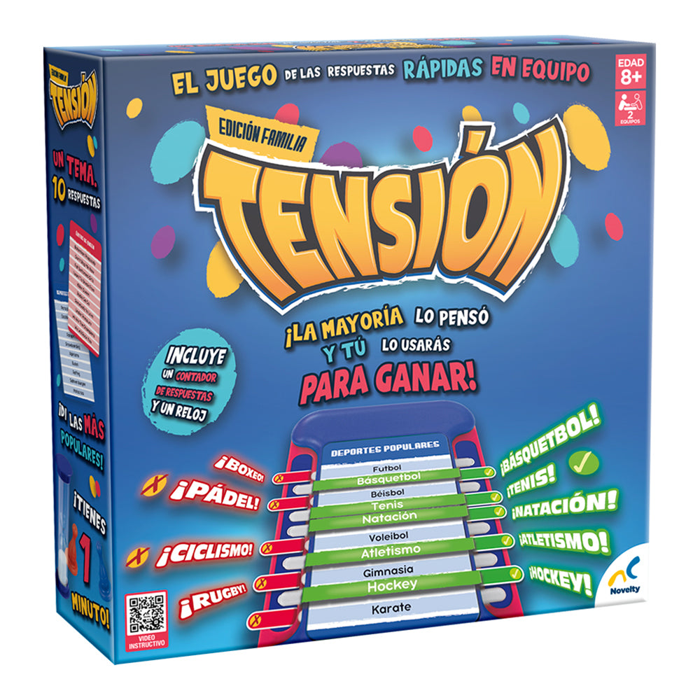 Juego de mesa Tensión-Preguntas rápidas |  Novelty