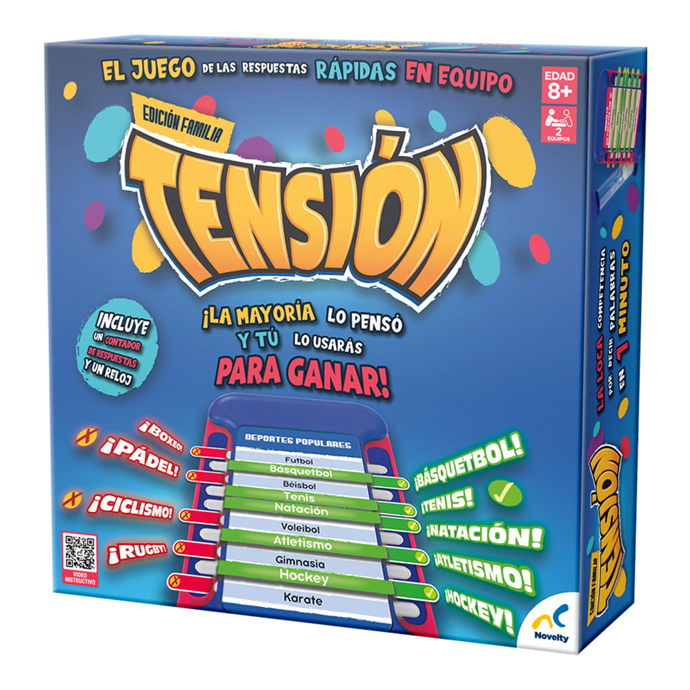 Juego de mesa Tensión-Preguntas rápidas |  Novelty