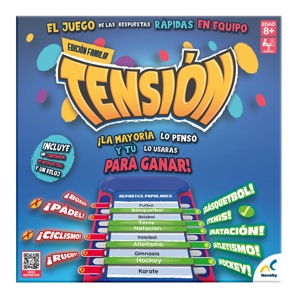 Juego de mesa Tensión-Preguntas rápidas |  Novelty