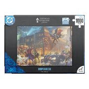 Rompecabezas Premium DC Batman Thomas Kinkade 1000 Piezas con Póster