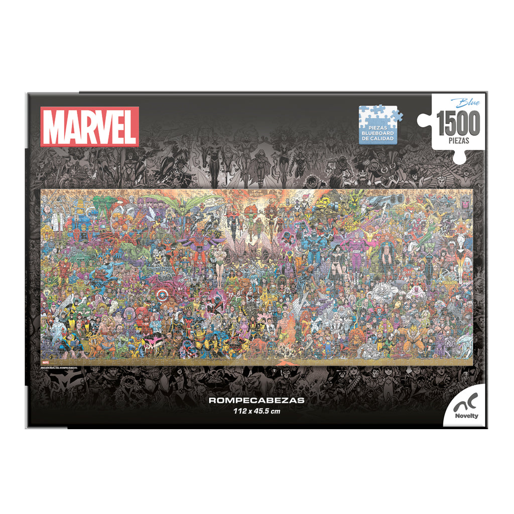 Rompecabezas Premium Marvel/X-Men Panorámico 1500 Piezas + Pósters