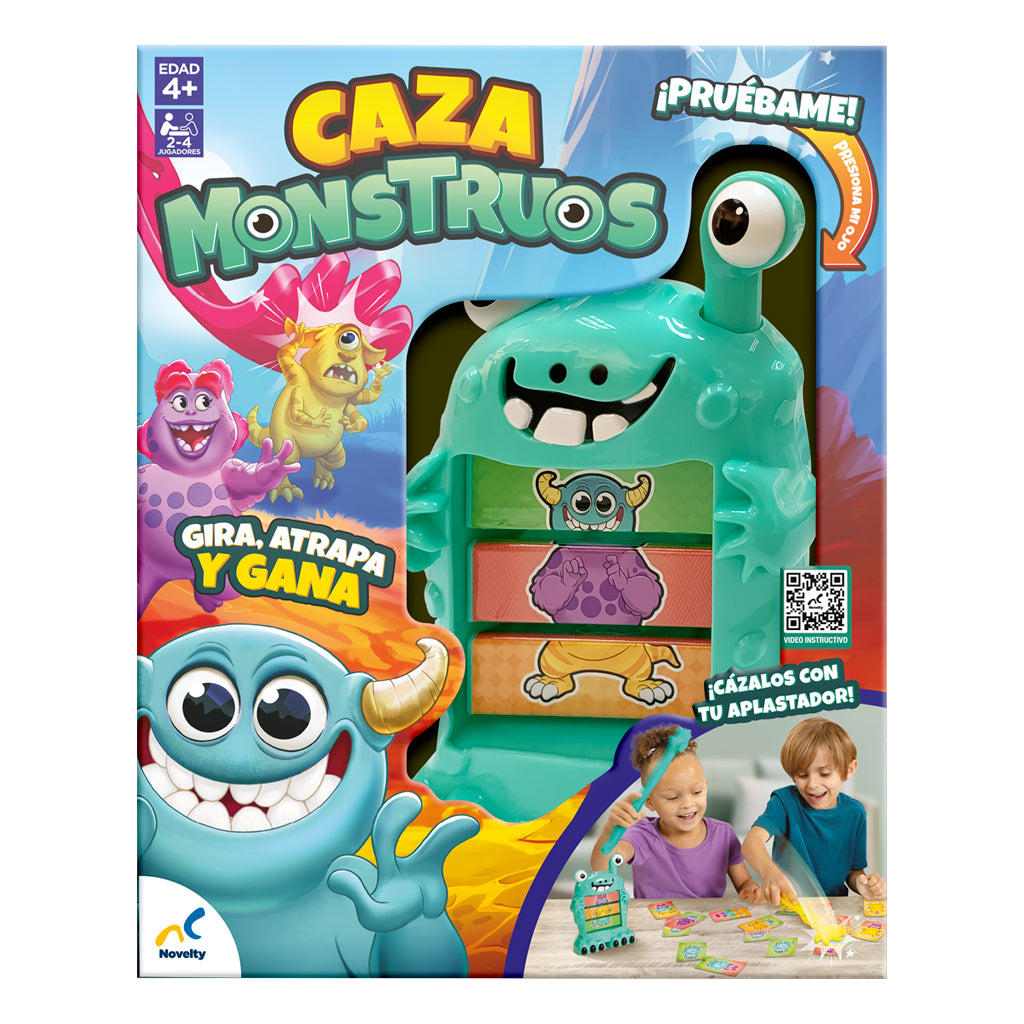 Juego de Mesa Caza Monstruos | Rápida Diversión para Niños | Observación y Reflejos