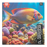 Rompecabezas lenticular peces 500 piezas efecto 3D 68x50 cm | Nvelty