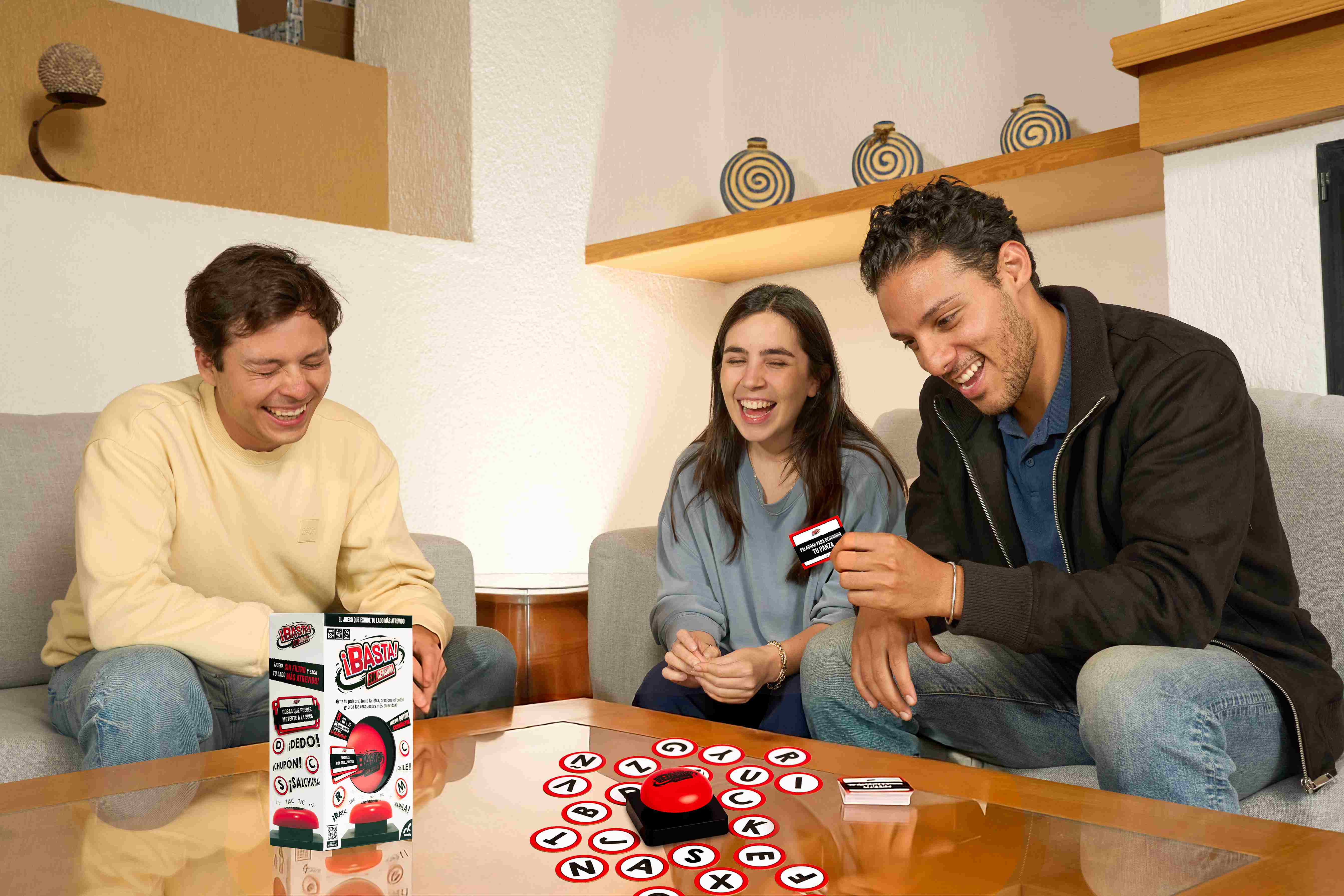 Juego de Mesa Novelty ¡Basta Sin Censura! | Diversión para Adultos en Fiestas