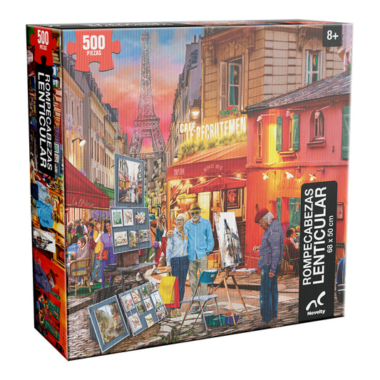 Rompecabezas Lenticular París 500 Piezas | Efecto 3D y Movimiento