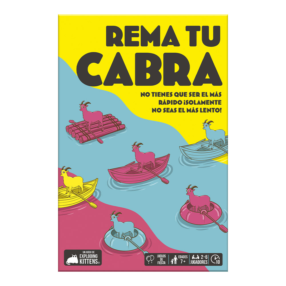 Rema Tu Cabra Exploding Kittens | Juego de Mesa Divertido y Rápido