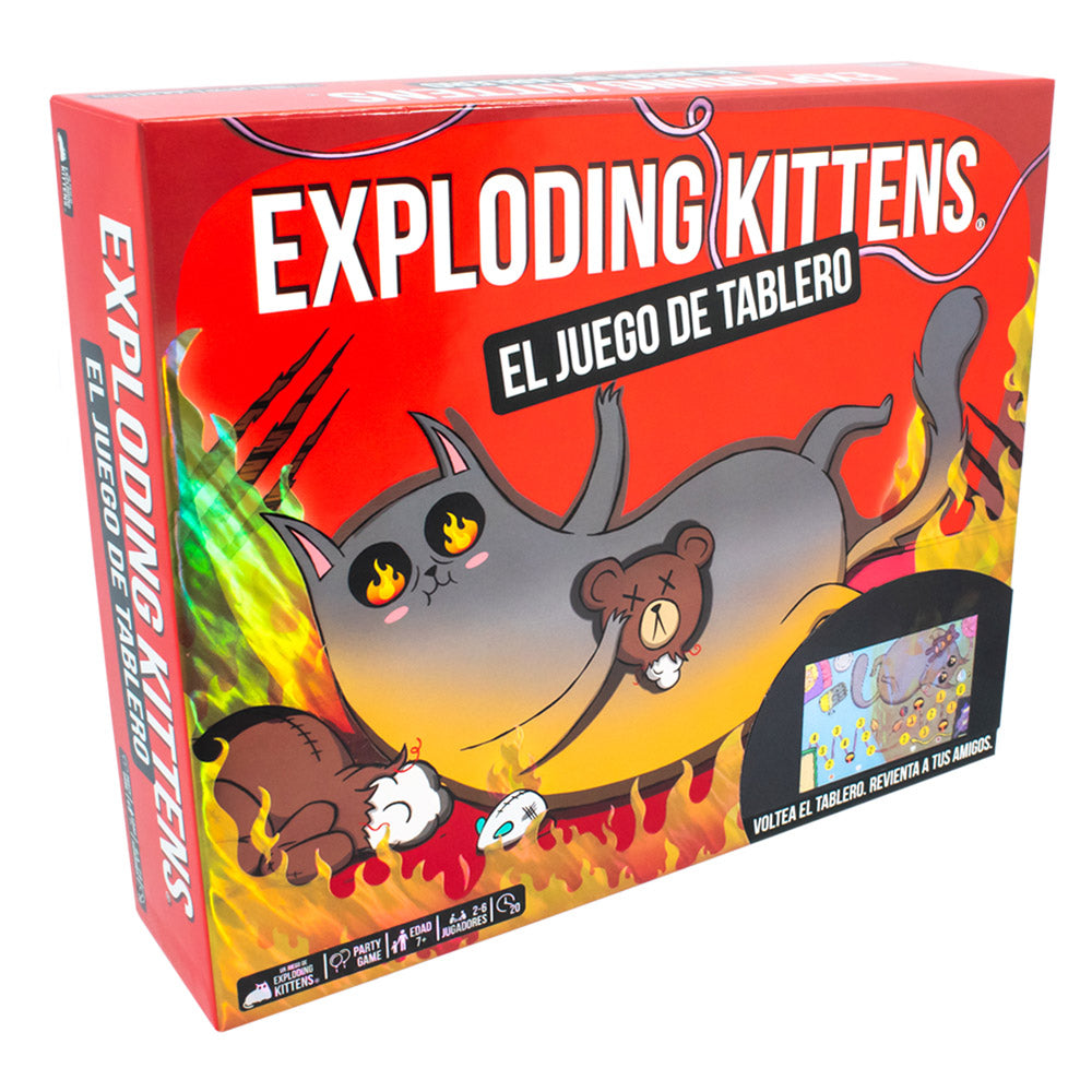 Juego de Cartas Exploding Kittens Edición El Juego del Tablero