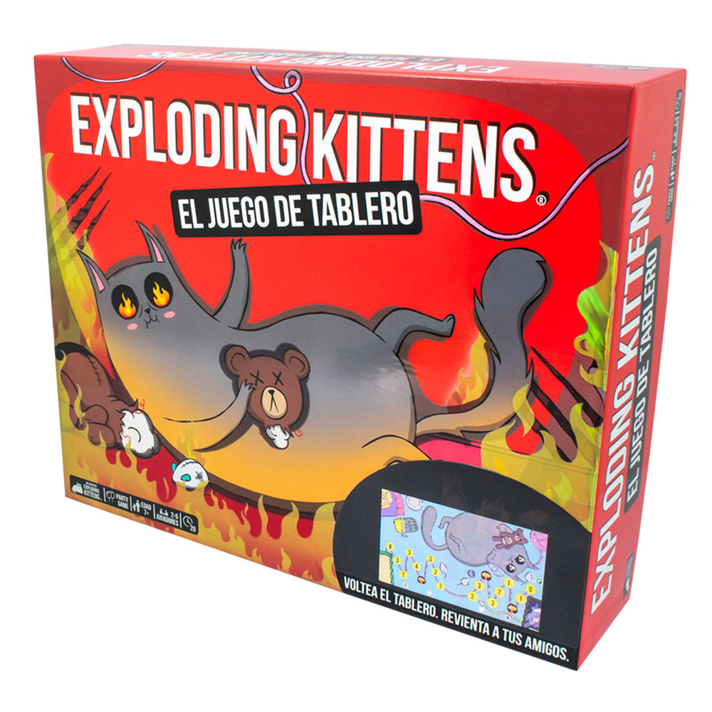 Juego de Cartas Exploding Kittens Edición El Juego del Tablero
