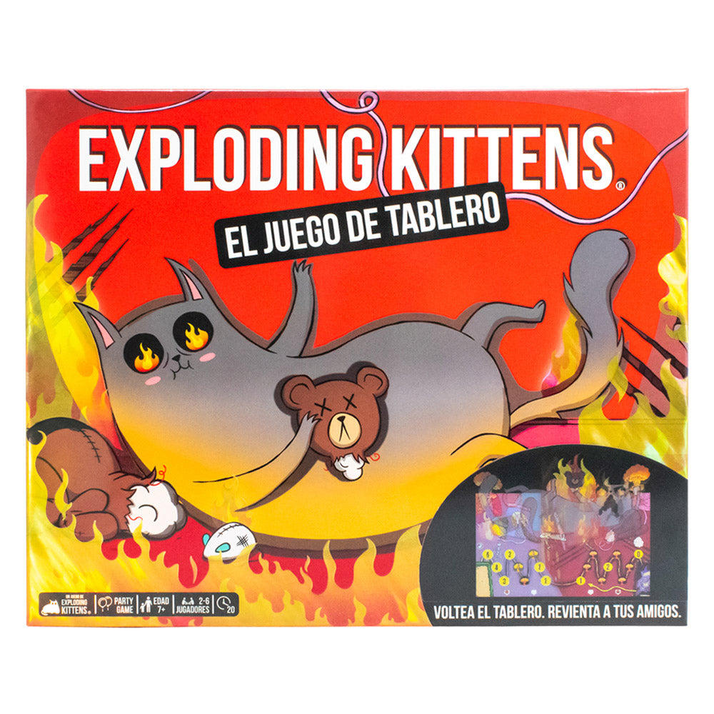Juego de Cartas Exploding Kittens Edición El Juego del Tablero