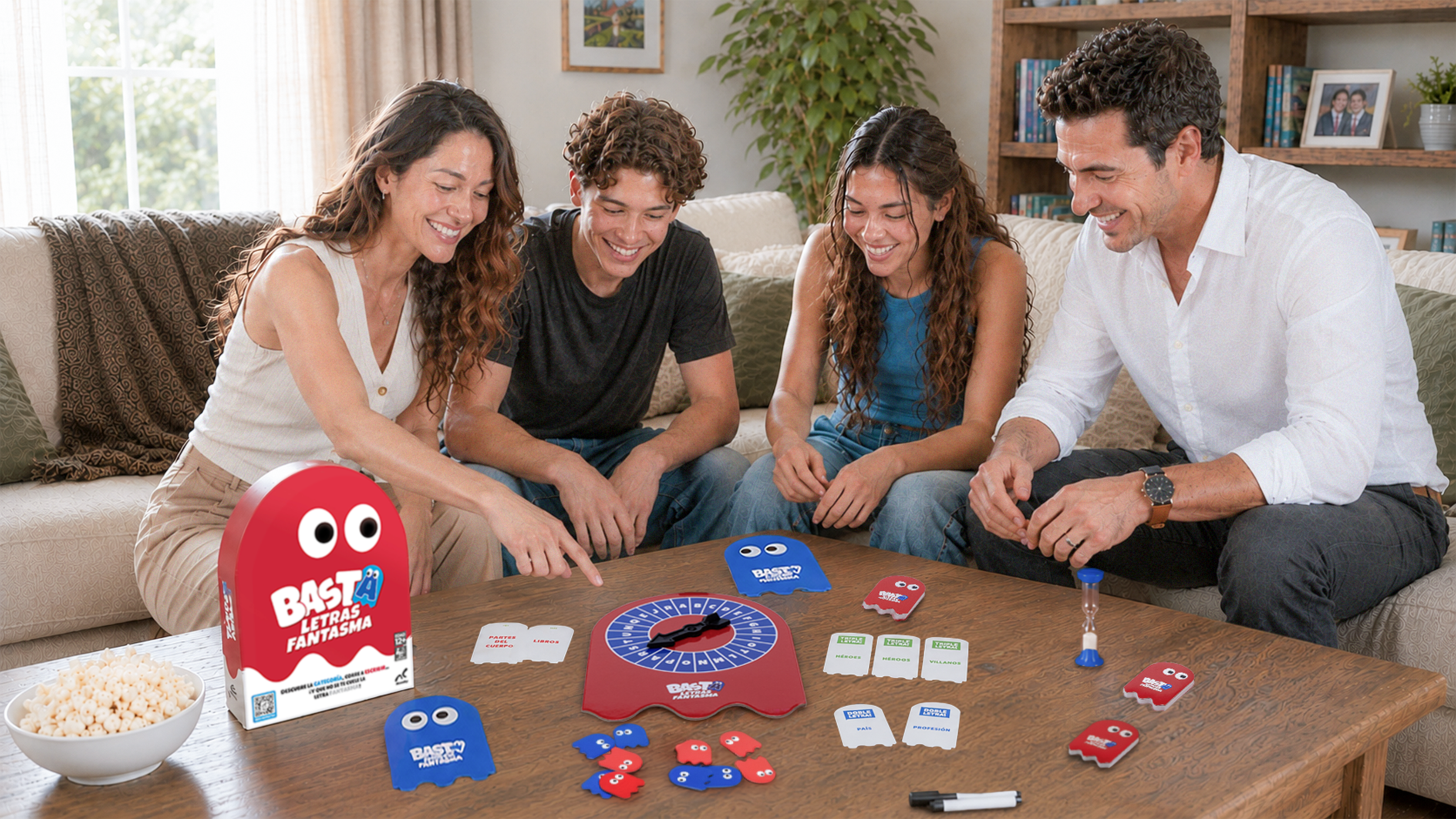 Juego de mesa Basta Letras Fantasma