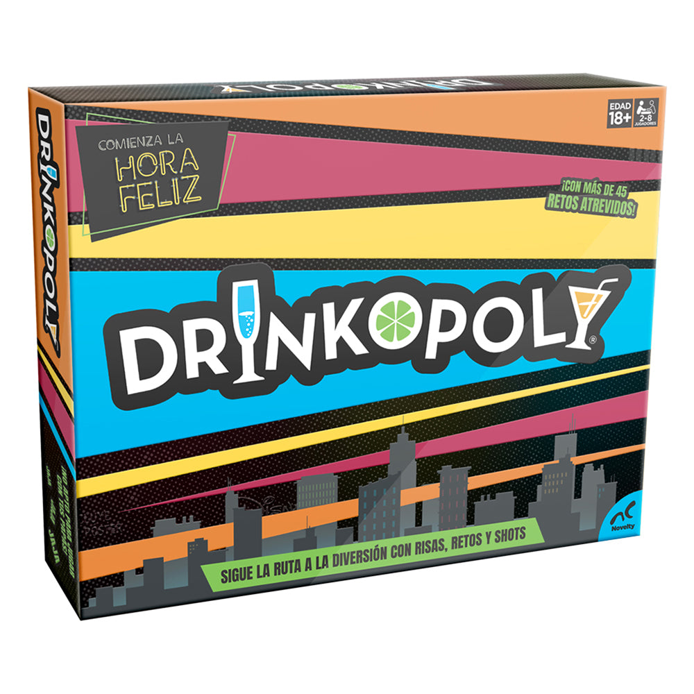 Juego de Mesa Drinkopoly Novelty | Juego de Fiesta para Adultos