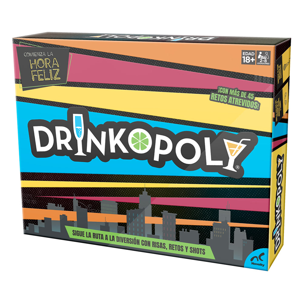 Juego de Mesa Drinkopoly Novelty | Juego de Fiesta para Adultos