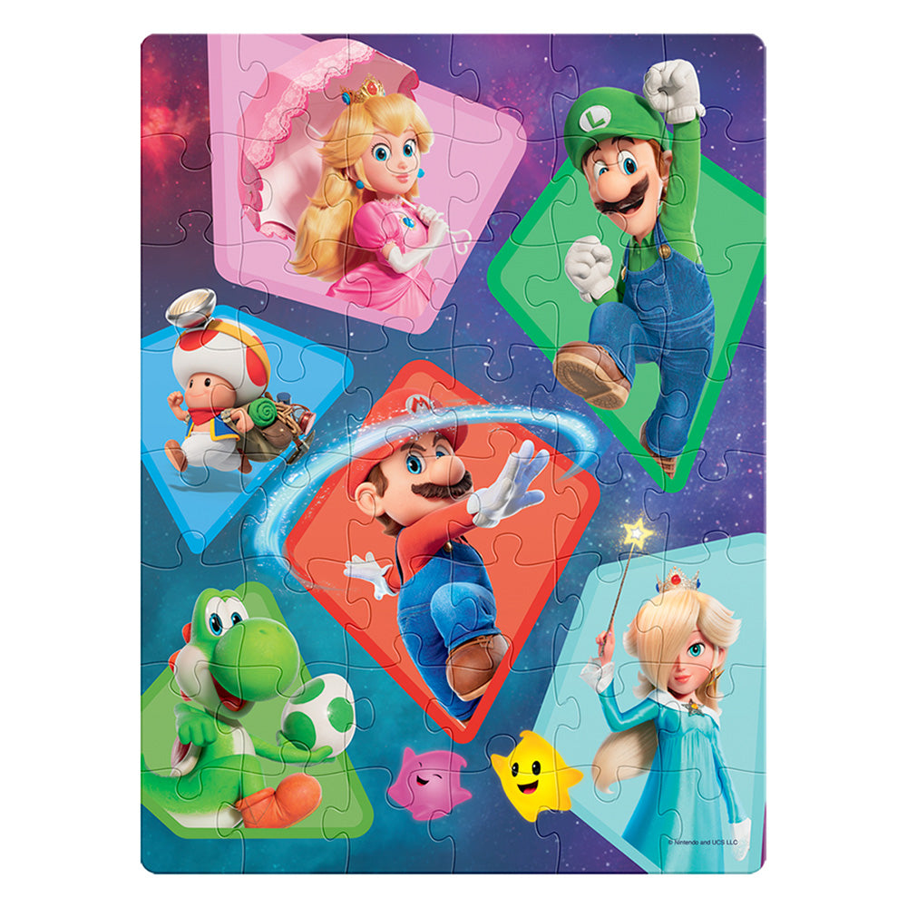 Rompecabezas Mario Bross Bolsa Foil 48 Piezas