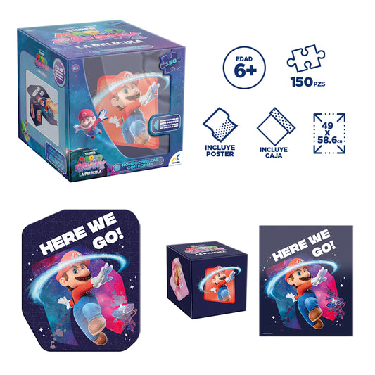 Rompecabezas Mario Galaxy 150 Piezas