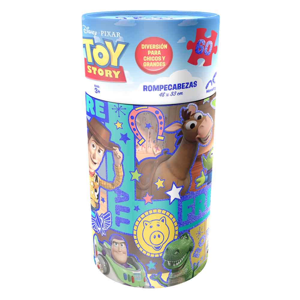 Rompecabezas Toy Story 60 Piezas Novelty| Holográfico con Póster