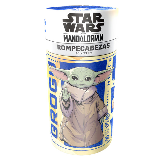 Rompecabezas Star Wars Mandalorian 60 Piezas Holográfico en Cilindro | Novelty