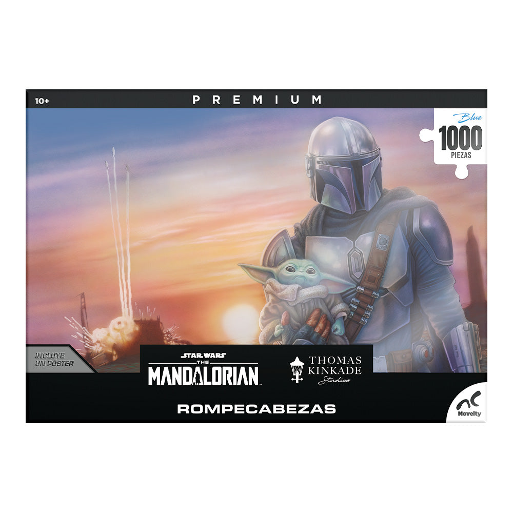 Rompecabezas Premium Mandalorian 1000 Piezas Blue Board | Thomas Kinkade