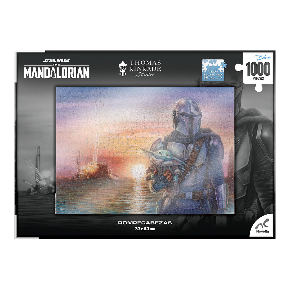 Rompecabezas Premium Mandalorian 1000 Piezas Blue Board | Thomas Kinkade