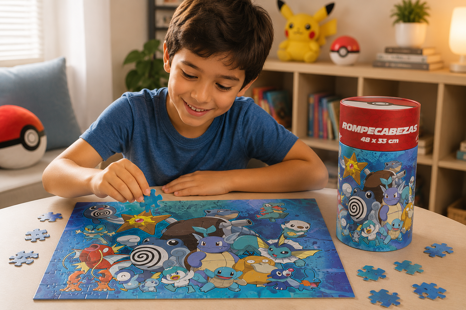 Rompecabezas Pokémon Agua 100 Piezas