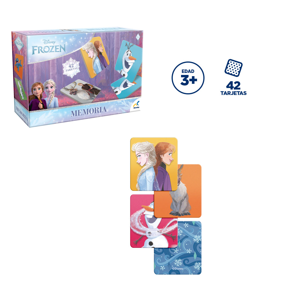 Memoria Frozen Infantil 42 Tarjetas